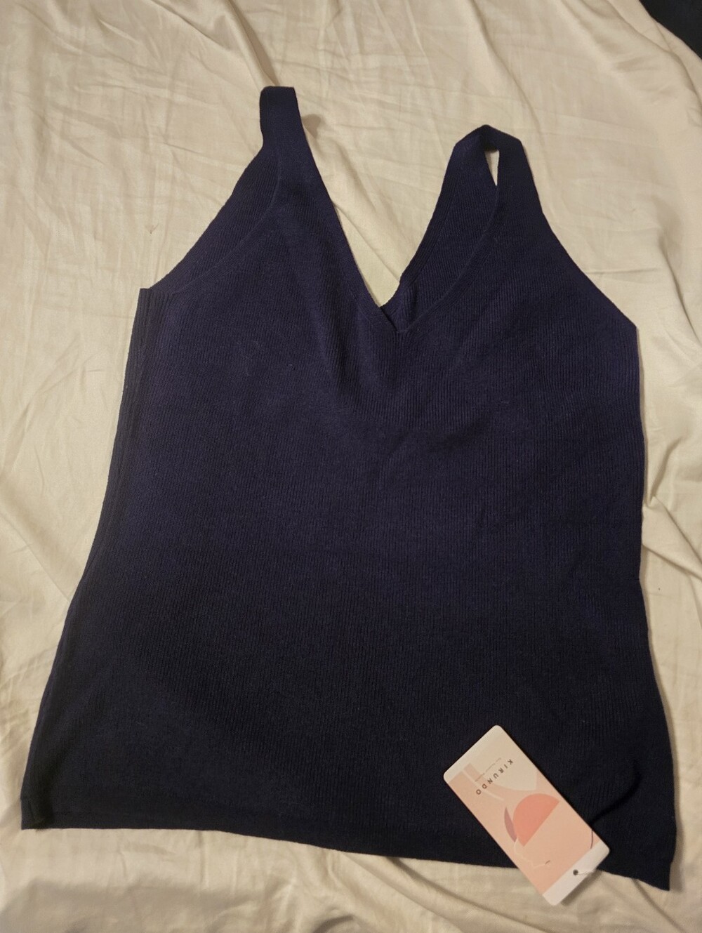 NWT! BLACK Ladies Small Viscose Tank By KIRUNDO. $10 Or Free With Purchase.